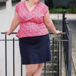 Schnittmuster Wickelbluse OLIVIA (34-56) : - Sewando
