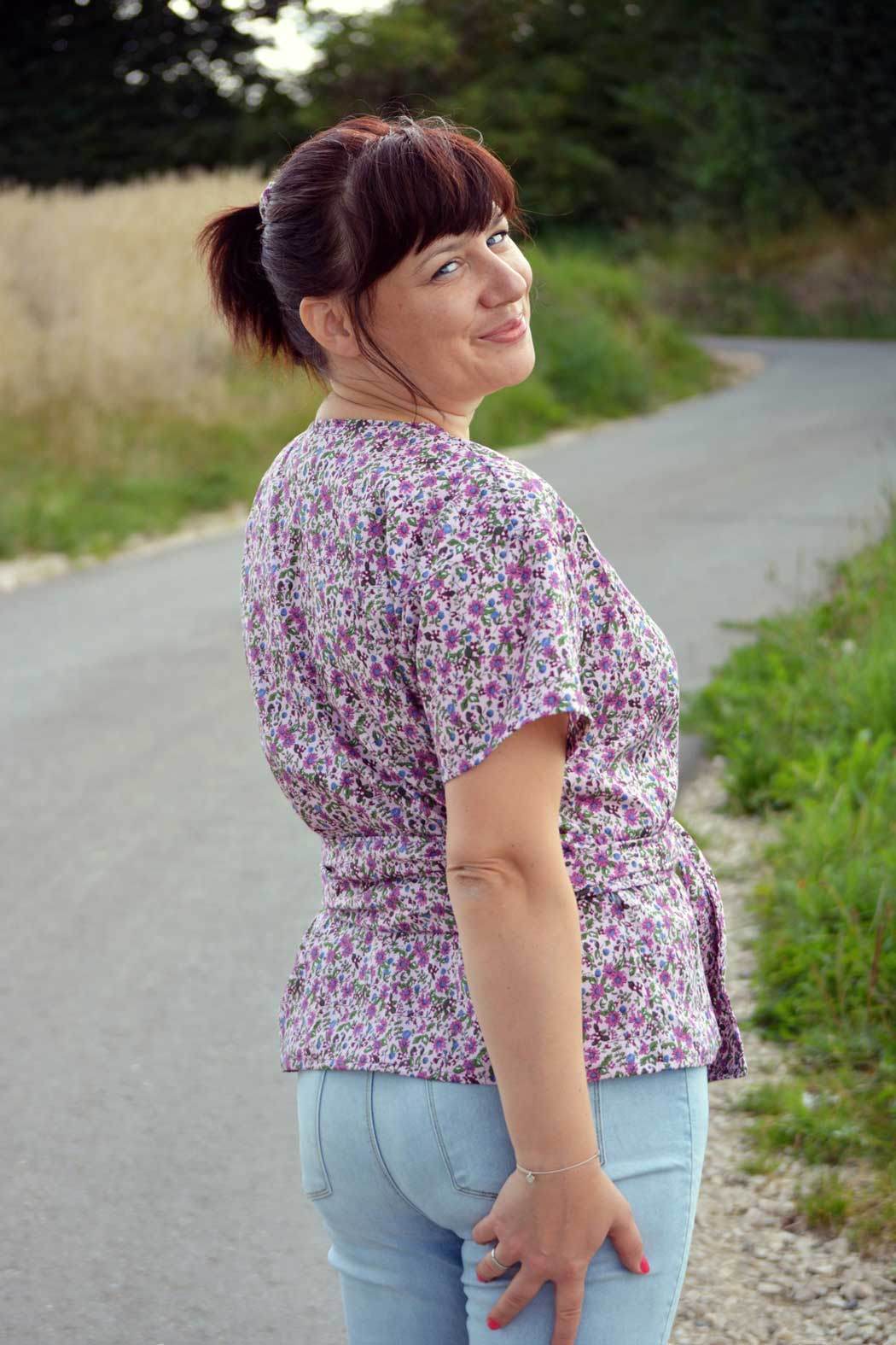 Schnittmuster Wickelbluse OLIVIA (34-56) : - Sewando