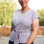 Schnittmuster Wickelbluse OLIVIA (34-56) : - Sewando