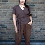 Schnittmuster Wickelbluse OLIVIA (34-56) : - Sewando