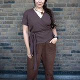 Schnittmuster Wickelbluse OLIVIA (34-56) : - Sewando