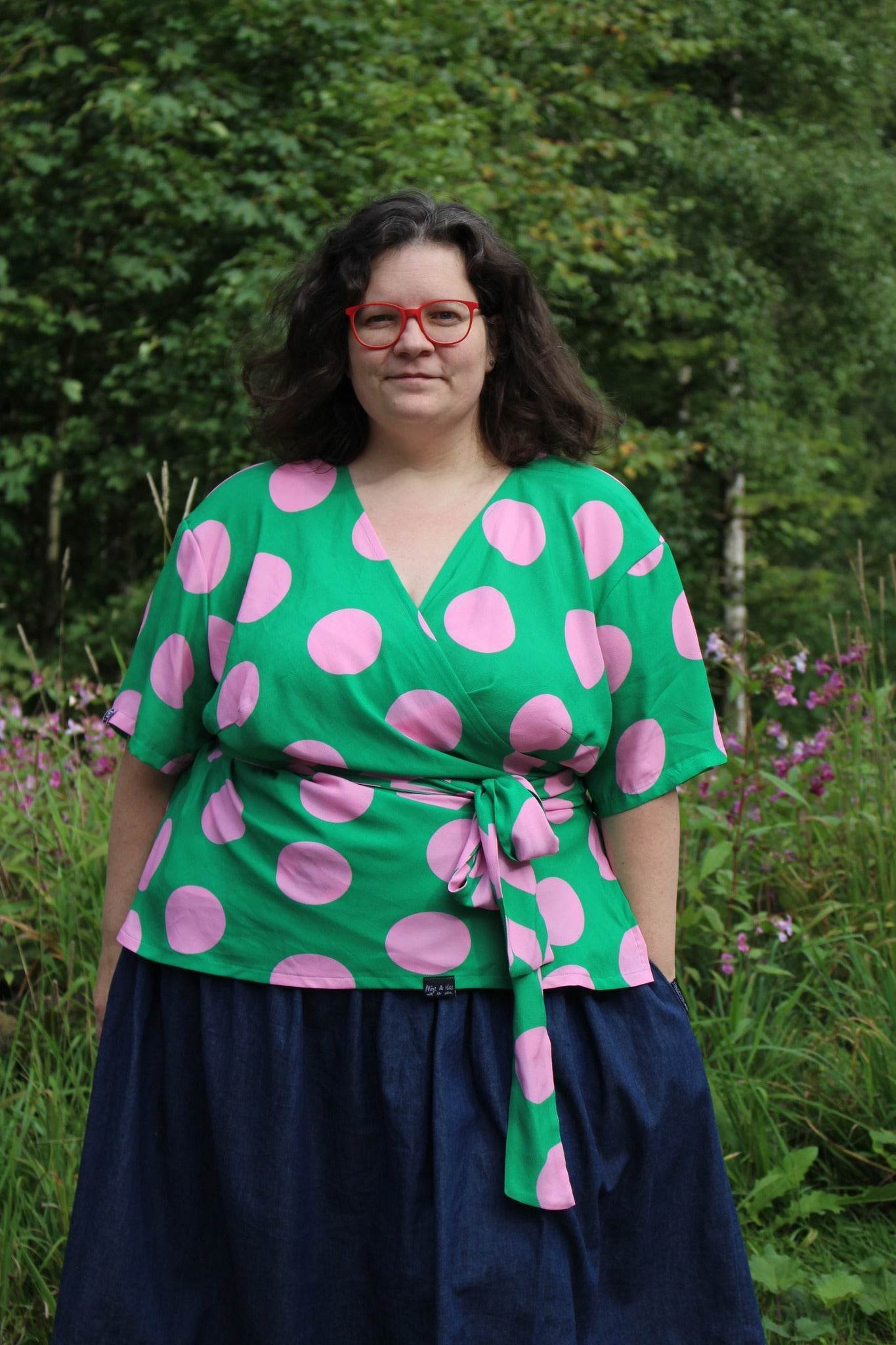 Schnittmuster Wickelbluse OLIVIA (34-56) : - Sewando