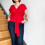 Schnittmuster Wickelbluse OLIVIA (34-56) : - Sewando