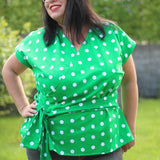 Schnittmuster Wickelbluse OLIVIA (34-56) : - Sewando