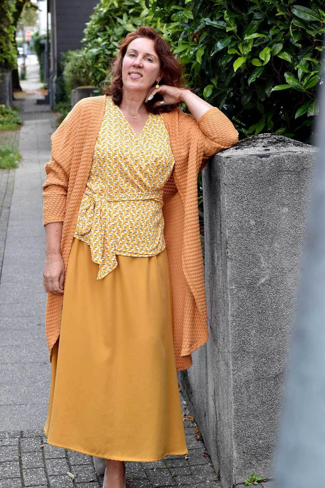 Schnittmuster Wickelbluse OLIVIA (34-56) : - Sewando