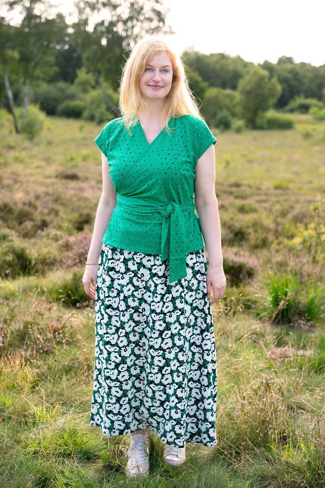 Schnittmuster Wickelbluse OLIVIA (34-56) : - Sewando