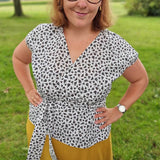 Schnittmuster Wickelbluse OLIVIA (34-56) : - Sewando
