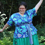 Schnittmuster Wickelbluse OLIVIA (34-56) : - Sewando