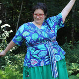 Schnittmuster Wickelbluse OLIVIA (34-56) : - Sewando