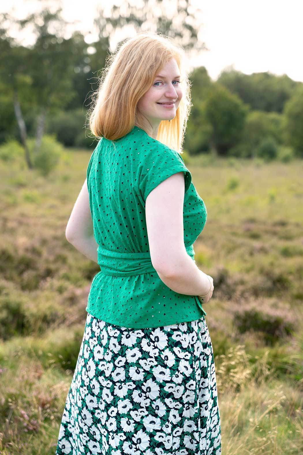 Schnittmuster Wickelbluse OLIVIA (34-56) : - Sewando