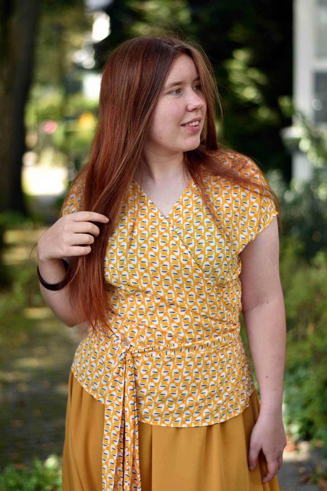 Schnittmuster Wickelbluse OLIVIA (34-56) : - Sewando