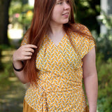 Schnittmuster Wickelbluse OLIVIA (34-56) : - Sewando