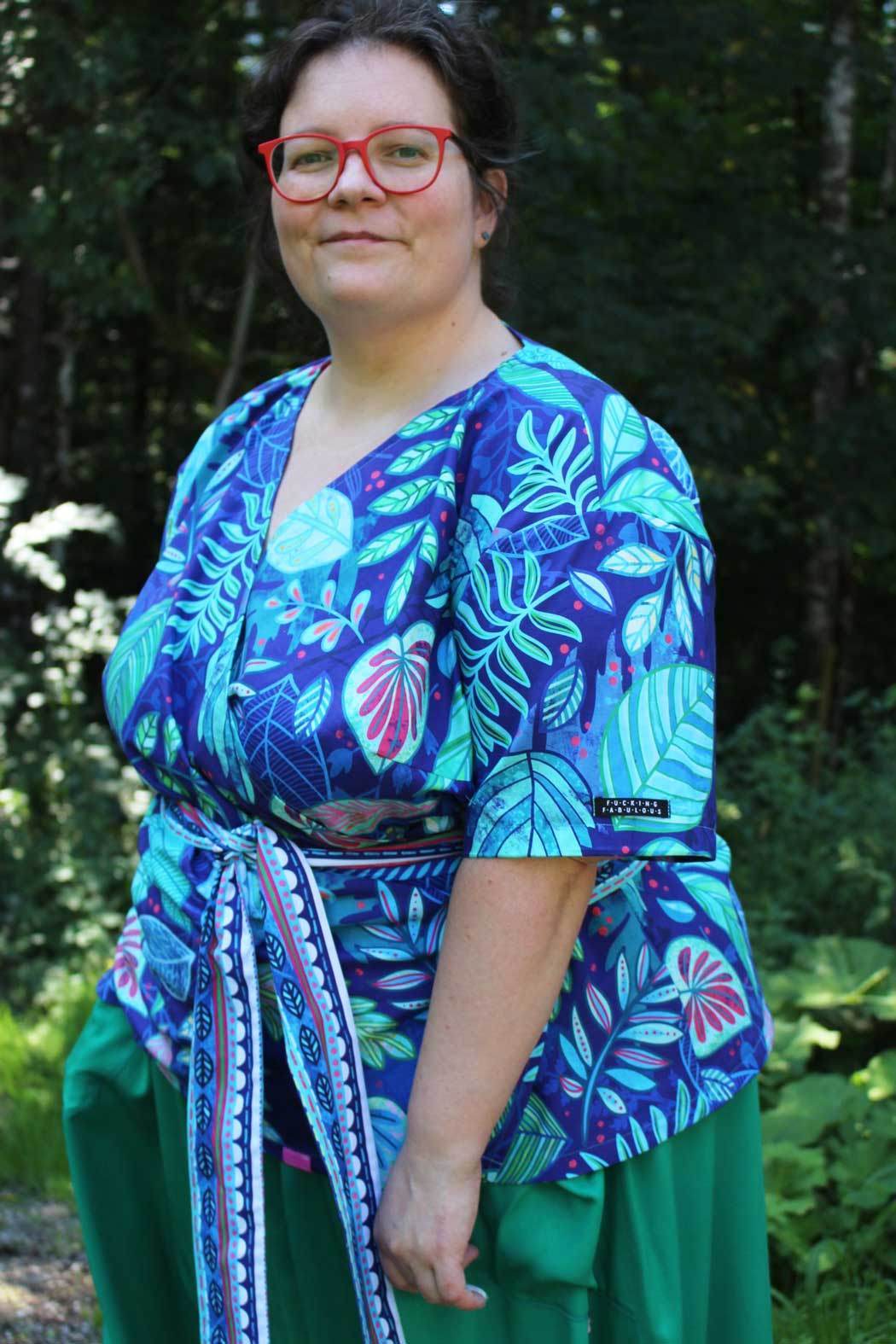 Schnittmuster Wickelbluse OLIVIA (34-56) : - Sewando