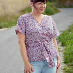 Schnittmuster Wickelbluse OLIVIA (34-56) : - Sewando