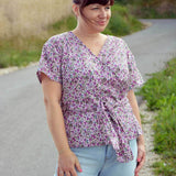 Schnittmuster Wickelbluse OLIVIA (34-56) : - Sewando
