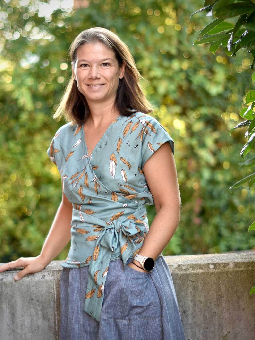 Schnittmuster Wickelbluse OLIVIA (34-56) : - Sewando