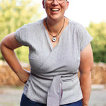 Schnittmuster Wickelbluse OLIVIA (34-56) : - Sewando