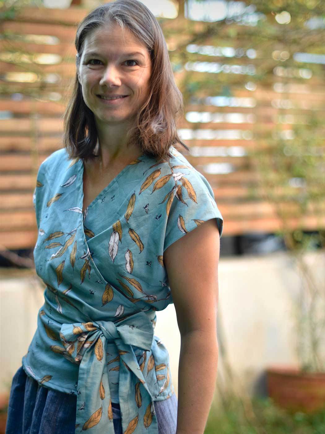 Schnittmuster Wickelbluse OLIVIA (34-56) : - Sewando