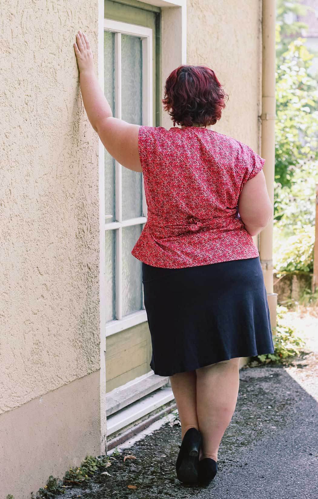 Schnittmuster Wickelbluse OLIVIA (34-56) : - Sewando