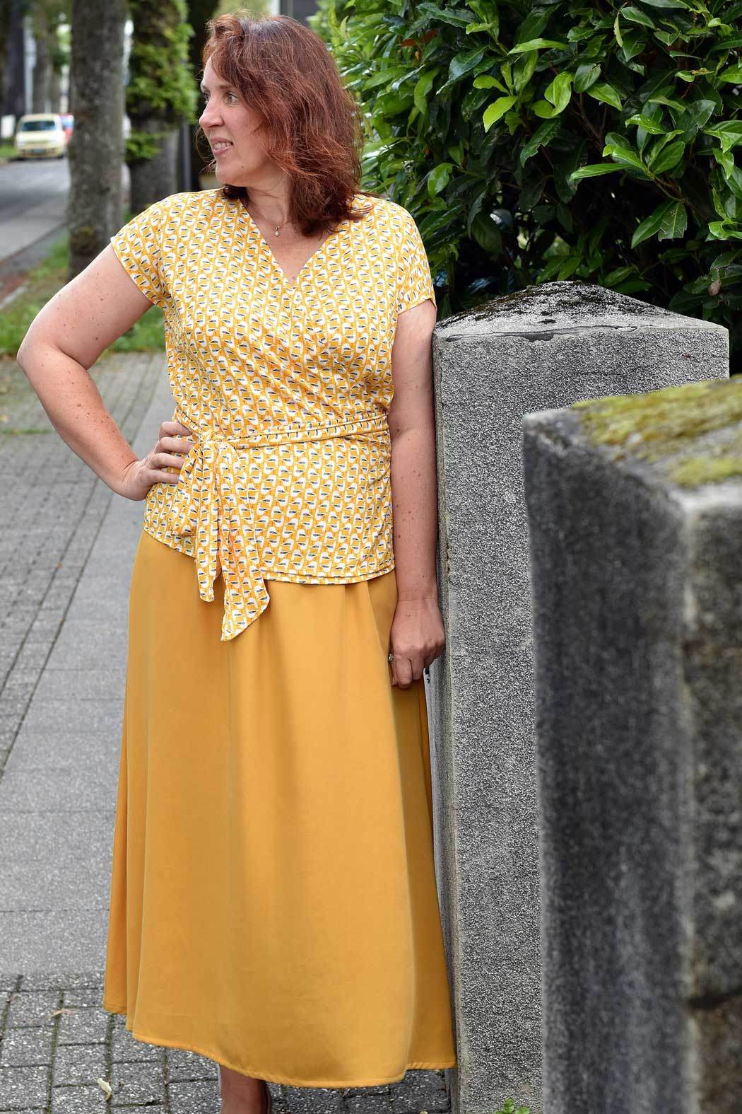 Schnittmuster Wickelbluse OLIVIA (34-56) : - Sewando