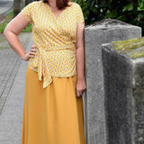 Schnittmuster Wickelbluse OLIVIA (34-56) : - Sewando