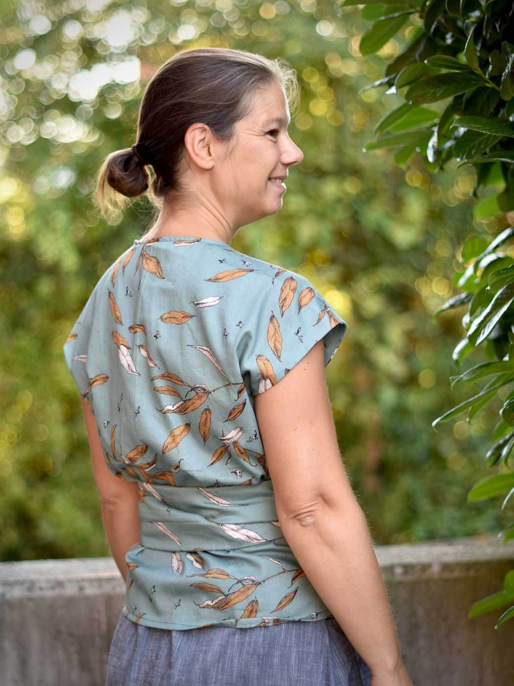 Schnittmuster Wickelbluse OLIVIA (34-56) : - Sewando