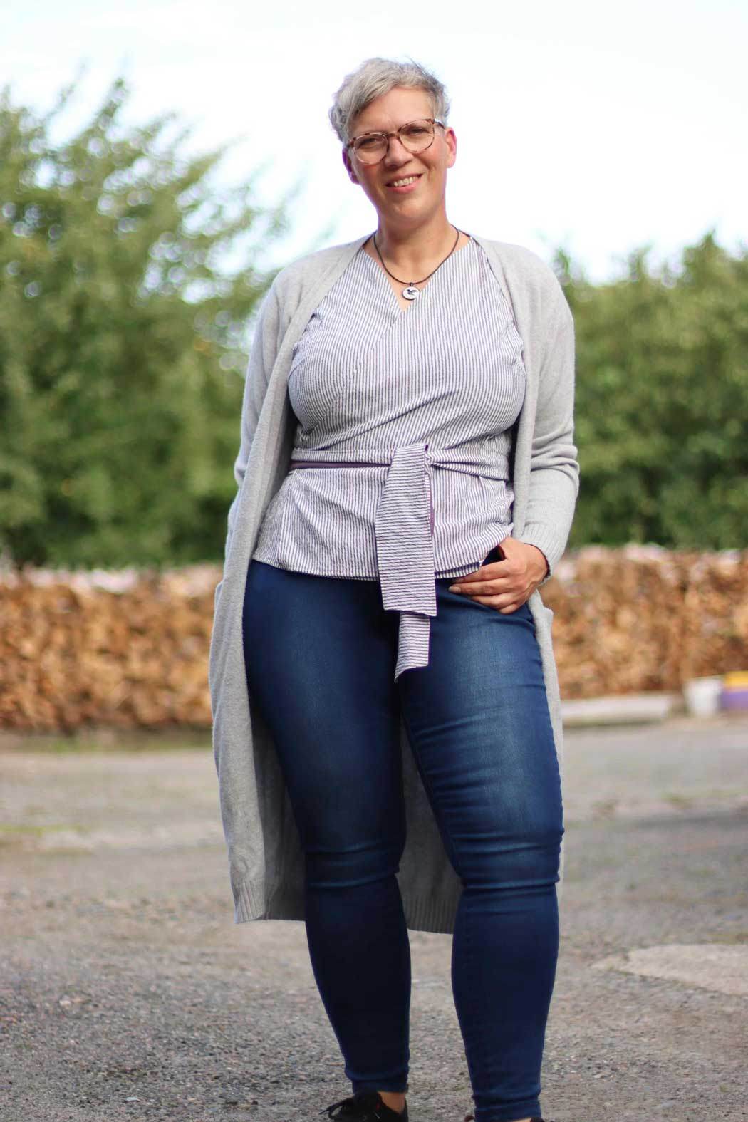 Schnittmuster Wickelbluse OLIVIA (34-56) : - Sewando