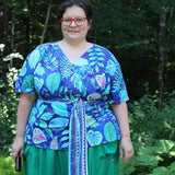 Schnittmuster Wickelbluse OLIVIA (34-56) : - Sewando