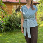 Schnittmuster Wickelbluse OLIVIA (34-56) : - Sewando