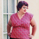 Schnittmuster Wickelbluse OLIVIA (34-56) : - Sewando