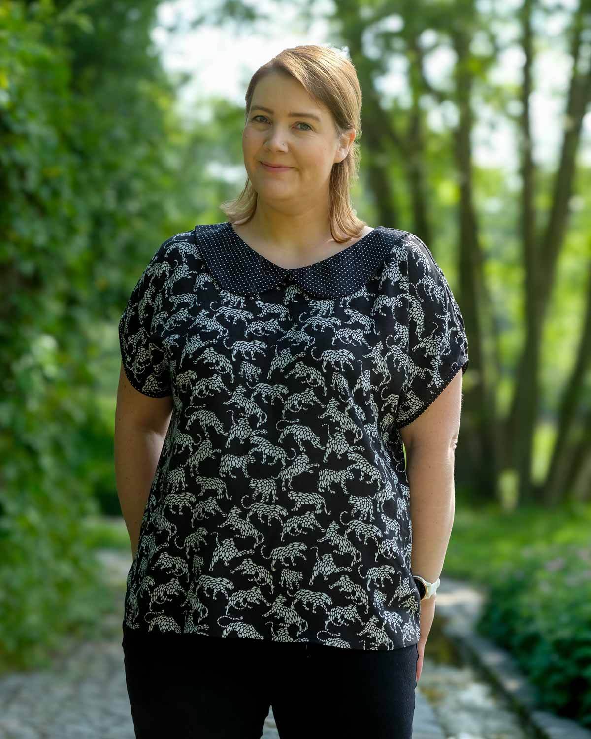 Schnittmuster Blusenshirt „Alle lieben Jane“ Damen Gr. 32 - 62 - Sewando