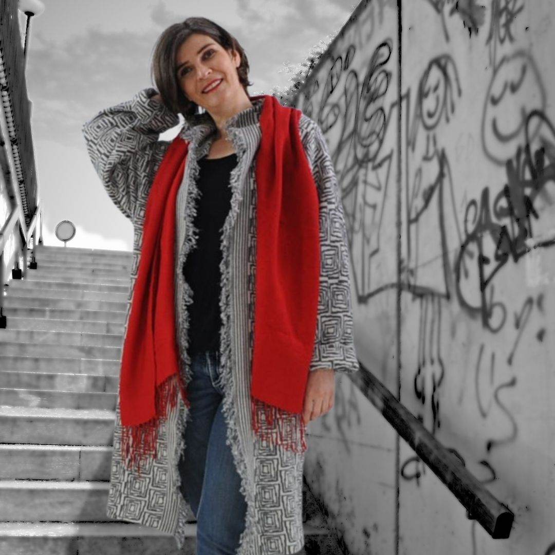 Schnittmuster Mantel Silva | Cardigan - A4-/Großformatdatei - Sewando