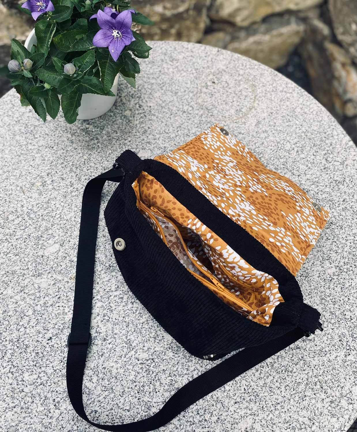 Schnittmuster Tasche „Mein treuer Begleiter“ 21x24x7,5cm - Sewando