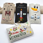 Stickdatei Schokohülle Weihnachten Geldgeschenk - Sewando
