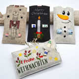 Stickdatei Schokohülle Weihnachten Geldgeschenk - Sewando