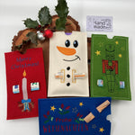 Stickdatei Schokohülle Weihnachten Geldgeschenk - Sewando