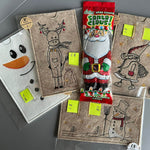 Stickdatei Schokohülle Weihnachten Geldgeschenk - Sewando