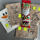 Stickdatei Schokohülle Weihnachten Geldgeschenk - Sewando