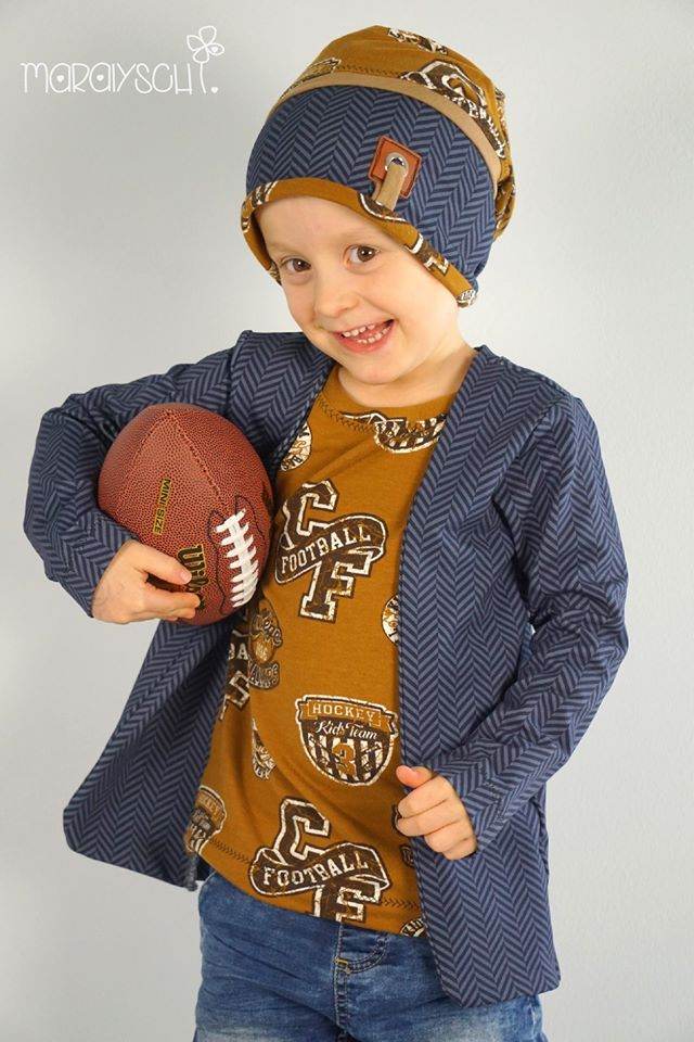 Happy Lysander - Gr 86 - 164 - Shirt mit Fake-Jacke Schnittmuster - Sewando