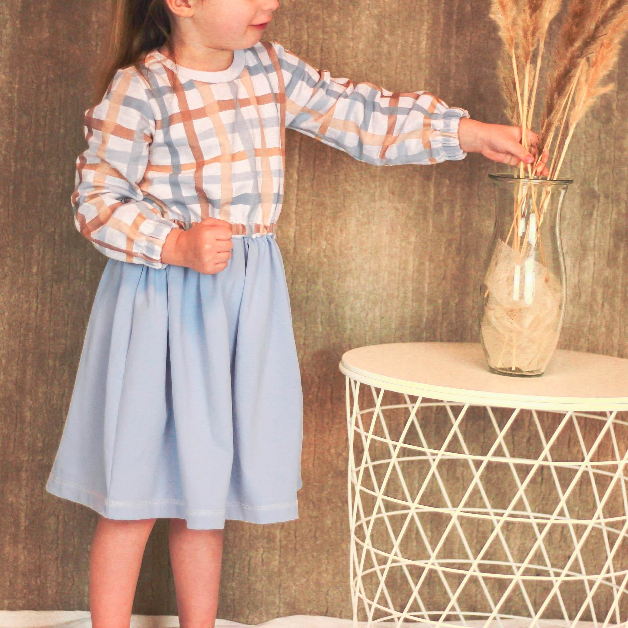 Schnittmuster Wildblume – Oberteil, Tunika oder Kleid | PDF-Download | Größen 86-134 - Sewando