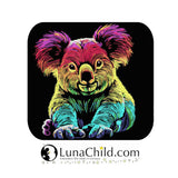 Stickdatei Koala Bär "Ezra" - realistisch - FÜR DUNKLE STOFFE