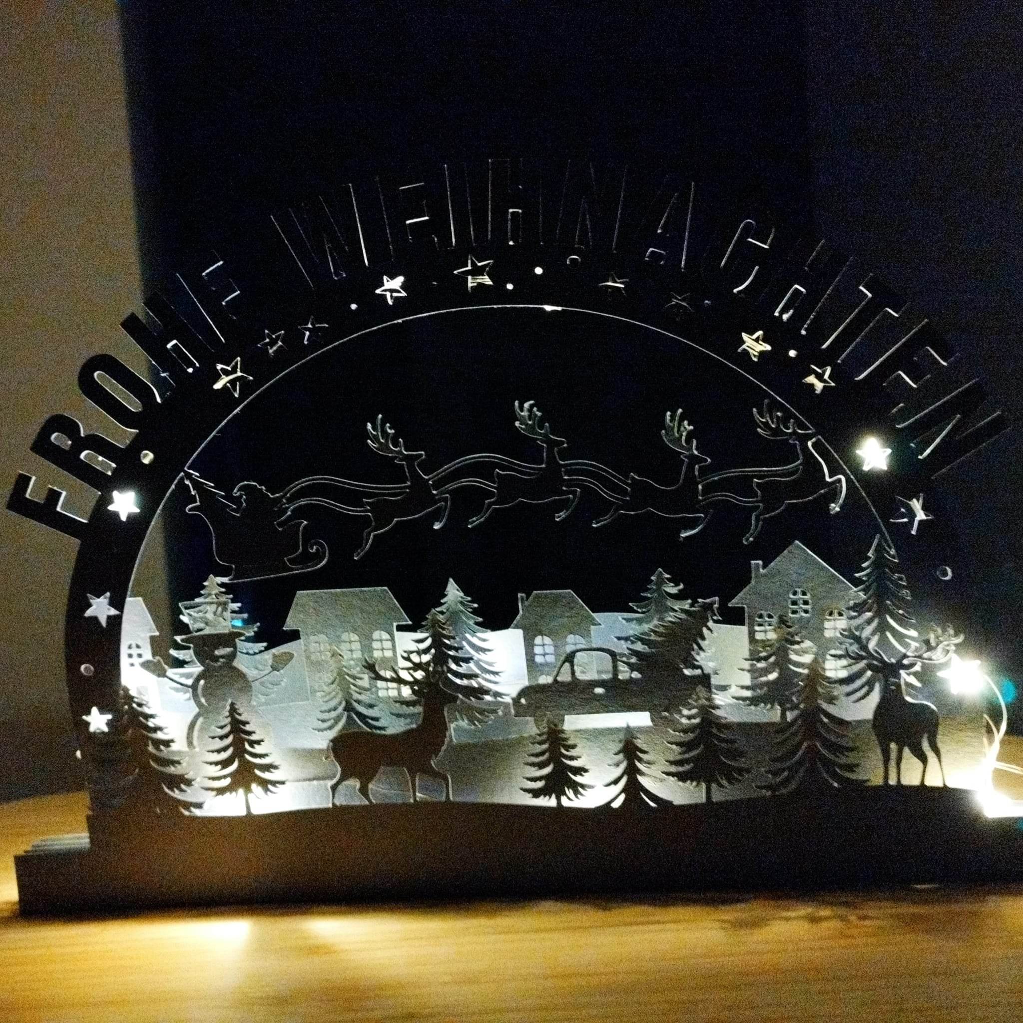 *Schwibbogen* Plotter- und 3mm Laserdatei - Sewando