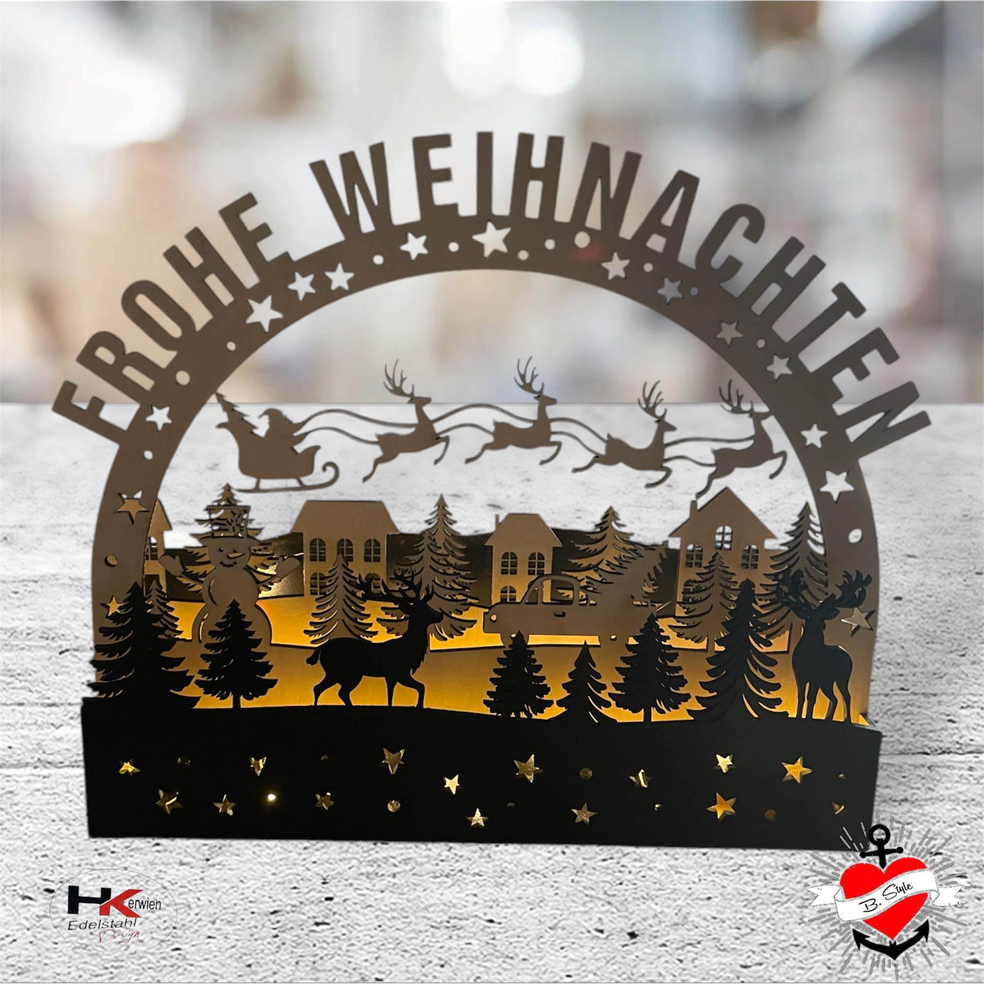 *Schwibbogen* Plotter- und 3mm Laserdatei - Sewando