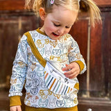 KOMBI E-Book Bauchtaschenhoodie Gr. 68 - 140 - Sewando