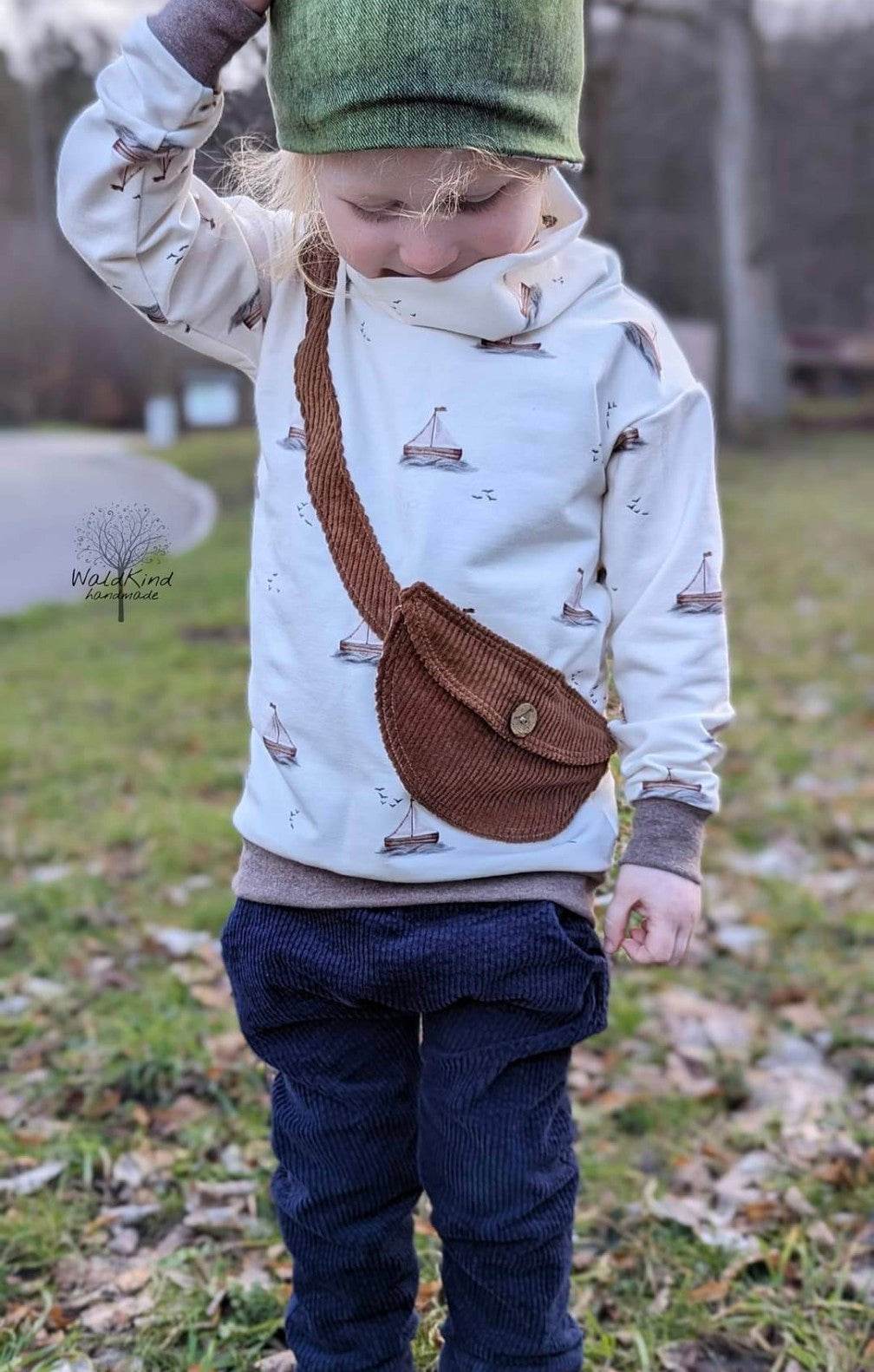 KOMBI E-Book Bauchtaschenhoodie Gr. 68 - 140 - Sewando