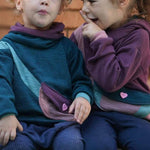 KOMBI E-Book Bauchtaschenhoodie Gr. 68 - 140 - Sewando