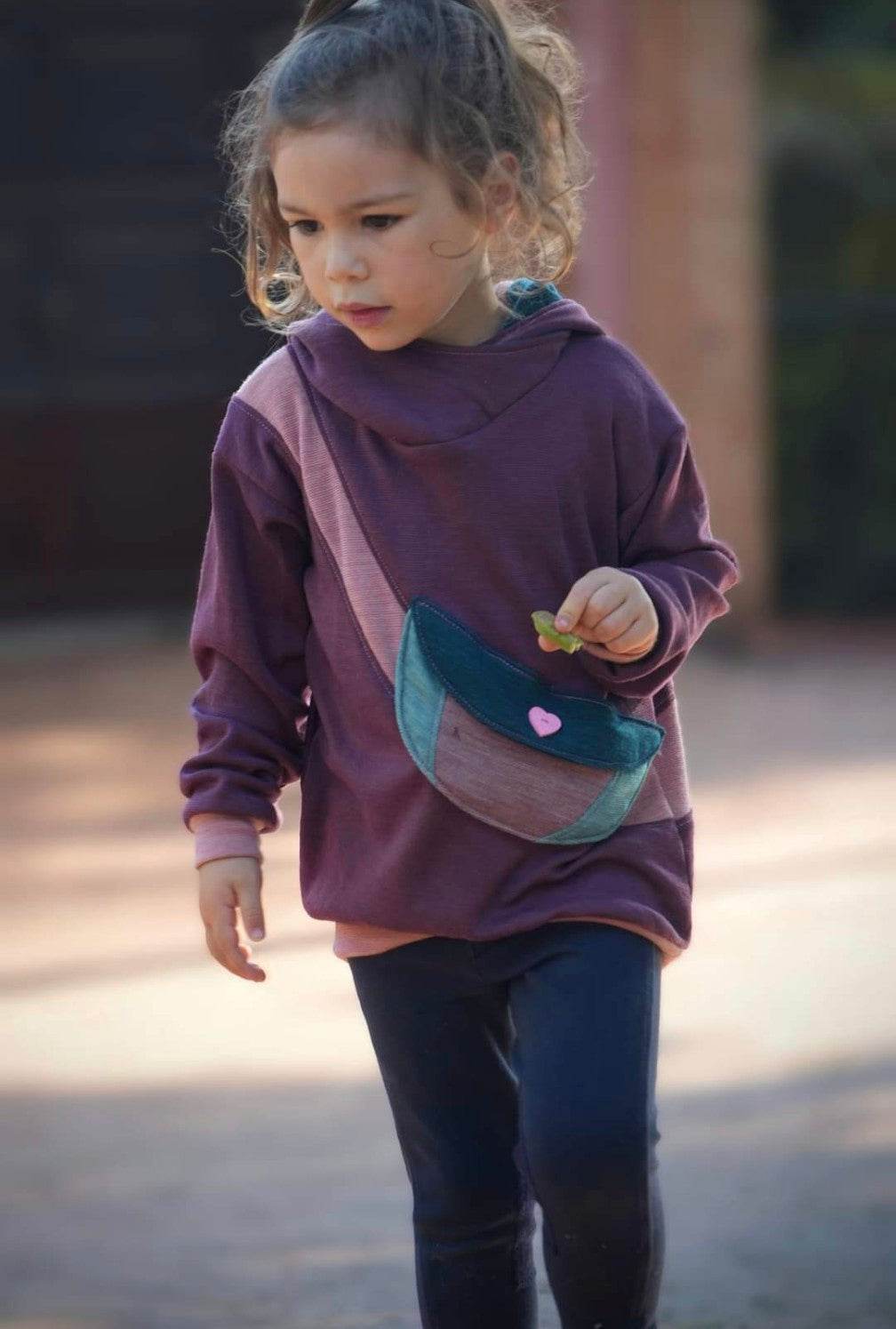 KOMBI E-Book Bauchtaschenhoodie Gr. 68 - 140 - Sewando