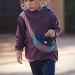 KOMBI E-Book Bauchtaschenhoodie Gr. 68 - 140 - Sewando