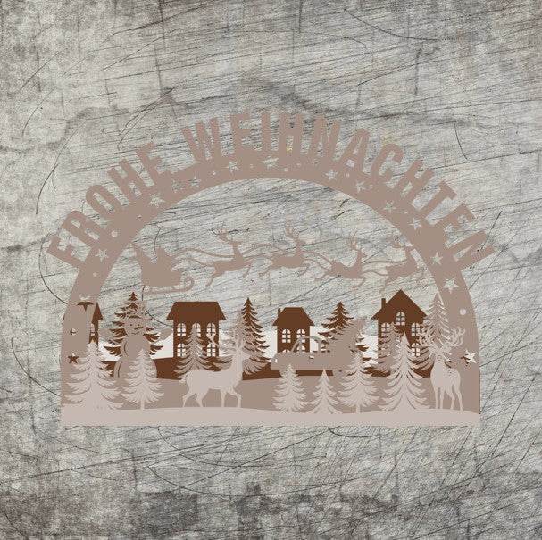 *Schwibbogen* Plotter- und 3mm Laserdatei - Sewando