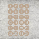 *3 mm 24 Schubladen Kästchen (Adventskalender)* Laserdatei - Sewando